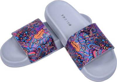 maluma Women Slides(Grey , 3)