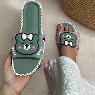 TAFSHA Women Slides(Green , 3)