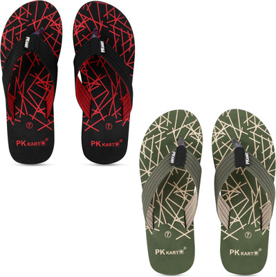 PKKART Men Slippers(Multicolor , 8)