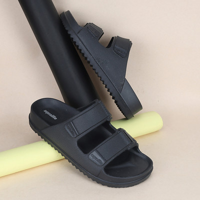 Aqualite Men Slides(Black , 6)