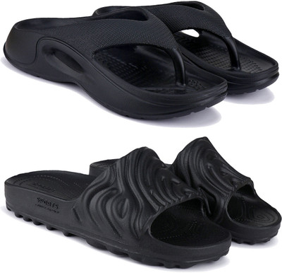 BERSACHE Men Flip Flops(Multicolor , 9)