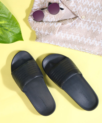 Neemans Men Slides(Black , 6)