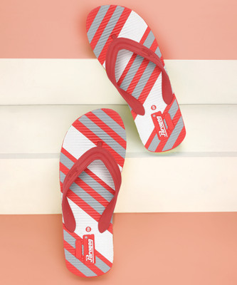 Paragon HWE1933G Stylish Lightweight Washable Durable Trendy Casuals Slippers (Red 7) For Rs. 135 @ 29 %
