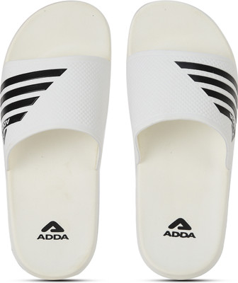 Adda Men Slides(White , 8)