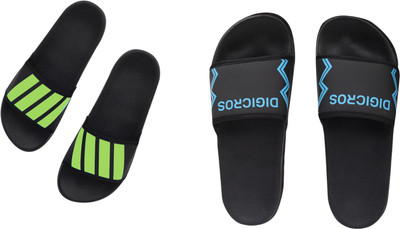 Digimahadev Men Flip Flops(Multicolor , 8)