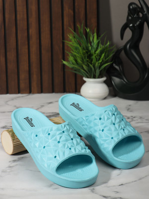 Roadster Women Slides(Blue , 7)