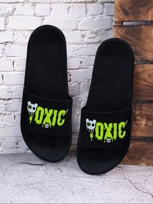 Tzen Men Flip Flops(Green , 6)