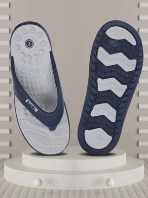 action Men HRAN-24 Slippers(Blue, Grey , 7)