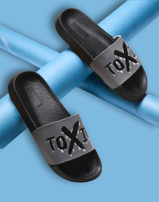 PERY-PAO Men Slides(Grey , 8)