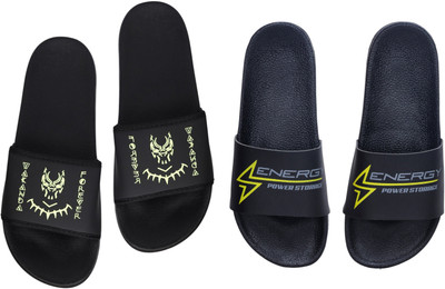 Digimahadev Men Flip Flops(Multicolor , 8)