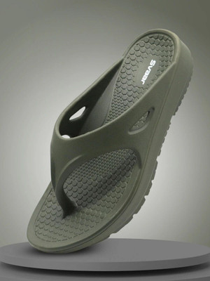 Svaar Men NewlyLaunch|Classic Soft|Cushion|Comfortable|Premium|Stylish Flip Flops(Olive , 7)