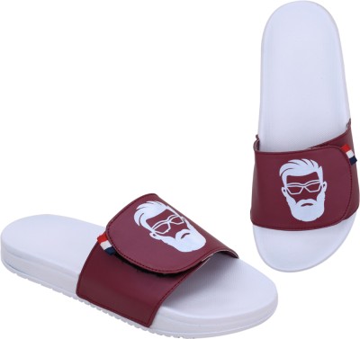 CLOSHO Men Slides(Maroon , 11)