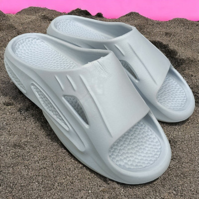 PARIE Men Slides(Grey , 7)