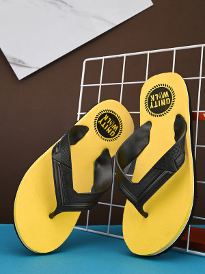 Unity Walk Men Slippers(Yellow , 9)