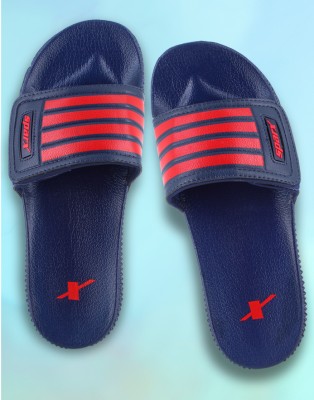 Sparx Men Slides(Navy, Red , 10)