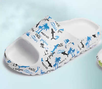 LNT FASHION Men Slides(Blue , 7)