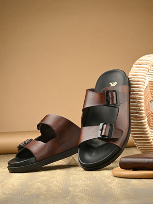 Roadster Men Slides(Brown , 6)