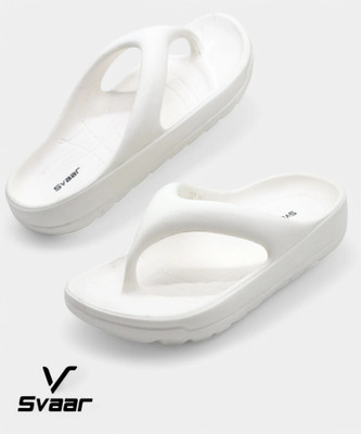 Svaar Men NewlyLaunch|Classic Soft|Cushion|Comfortable|Premium|Stylish Slippers(White , 9)