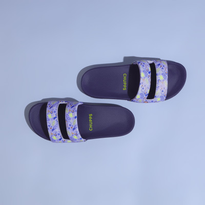 Chupps Women Flip Flops(Purple , 5)