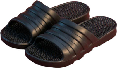 jasvi Men Slides(Black , 7)
