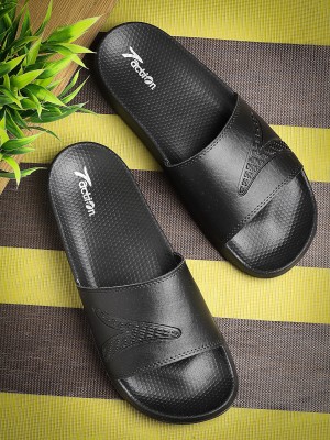 action Men Slides(Black , 9)