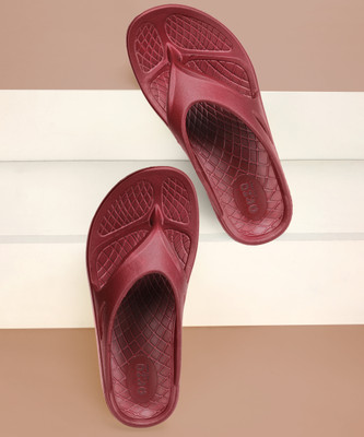 Abros Men Slippers(Maroon , 9)