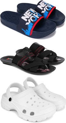 Pennen Men Slippers(White , 7)