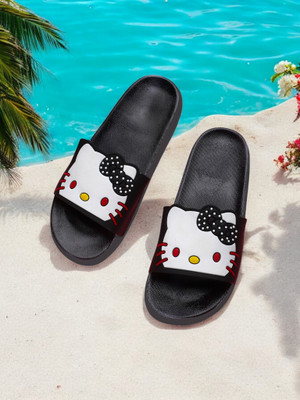 Kapani Fashion Women Women Classic, Ultra cushion, Flipflops, Slipper, Slides (Black , 6) Slides(Black , 6)