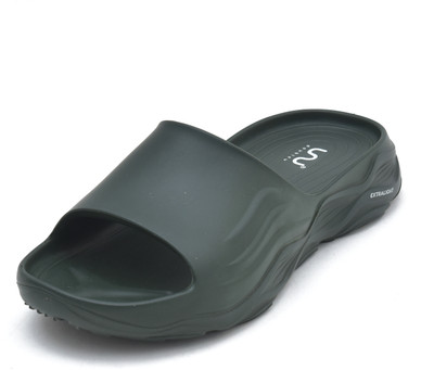 Doubleu Men Slides(Grey , 11)