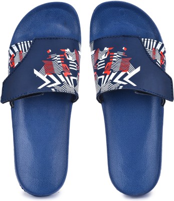 GreenTech Men Slides(Navy , 6)