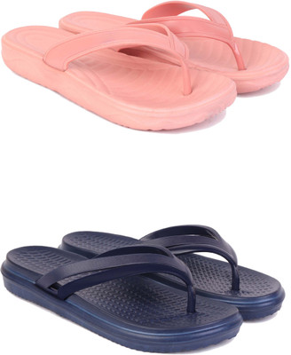 ABN Women Slippers(Pink, Blue , 7)