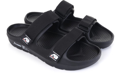 athree Men Slides(Grey , 8)