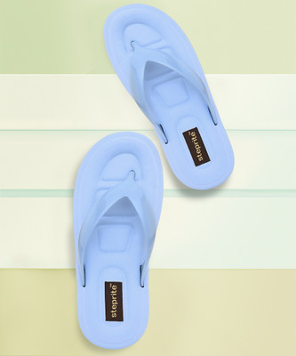 Steprite Women Women Flip Flops(Blue , 4)