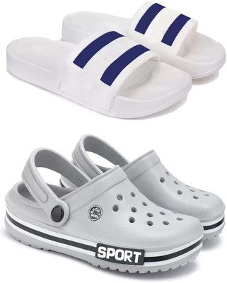 Pennen Men Slippers(Grey , 6)