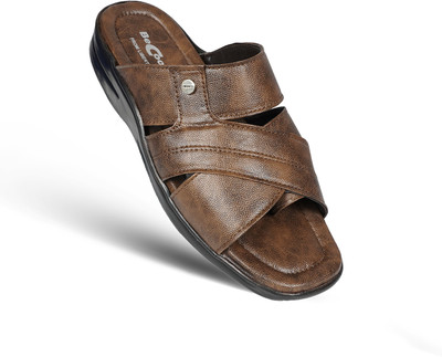 LIBERTY Men Slippers(Brown , 8)