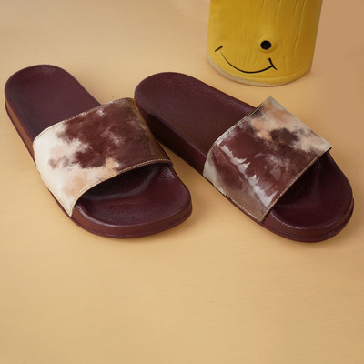 SLIPRA Women Slides(Brown , 7)