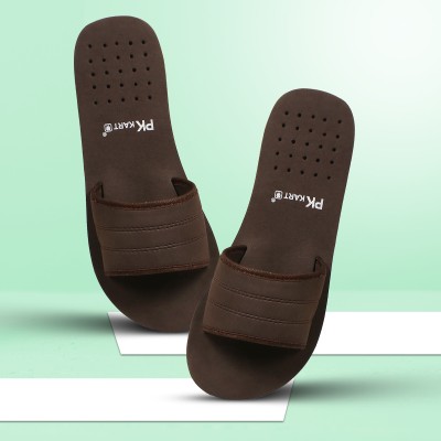 PKKART Women Slides(Brown , 8)