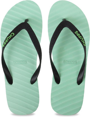 Chupps Men Banana Leaf Green Men's Comfortable Slides & Flip Flop Flip Flops(Green , 3)