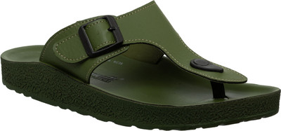 aerowalk Men Slippers(Green , 6)