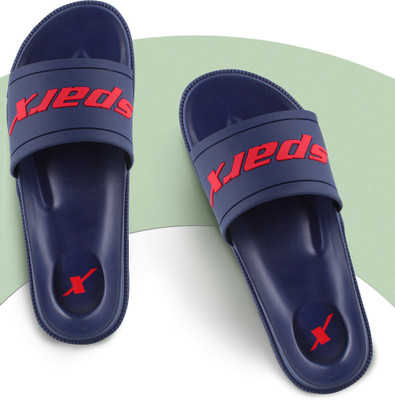 Sparx Men Slides(Navy, Red , 10)