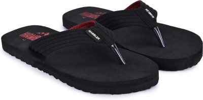 Hambler Men Mens extra soft & stylish slippers lightweight & Durable flip flops Trending Slippers(Black , 7)