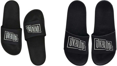 nvisan Men Slides(Grey, White , 6)