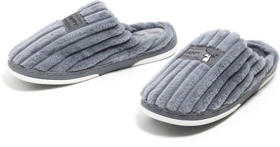 RICHMEN Women Slides(Grey , 9)