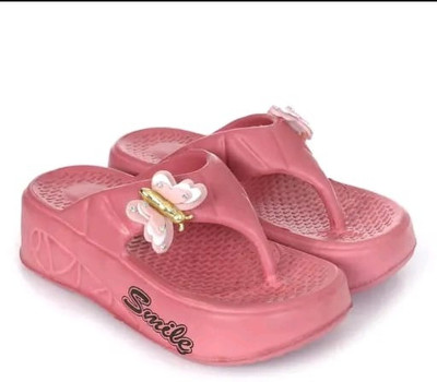 Shruveen Women Flip Flops(Brown , 3)