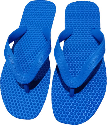 house of common Men Slippers(Blue , 5)