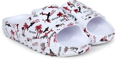 LNT FASHION Men Slides(Maroon , 6)
