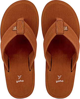 yoho Men Bubbles Men Ortho slippers Soft and comfortable for Men Slippers(Tan , 8)