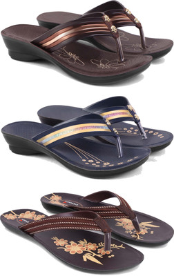 Pennen Women Slippers(Multicolor , 8)