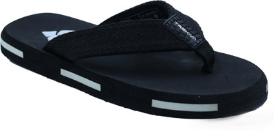 TREKIVA Men Premium Slippers Trendy Comfortable Flexible & Durable, Anti-Skid| TFG-1032 Slippers(Black , 9)