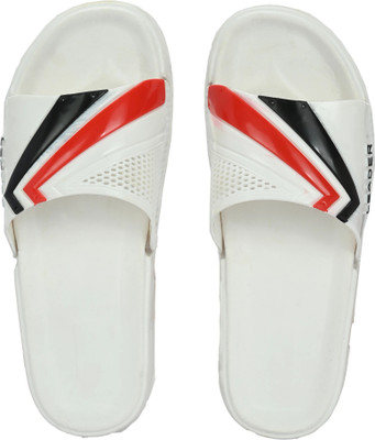 Shoe Island Men Slides(White , 6)